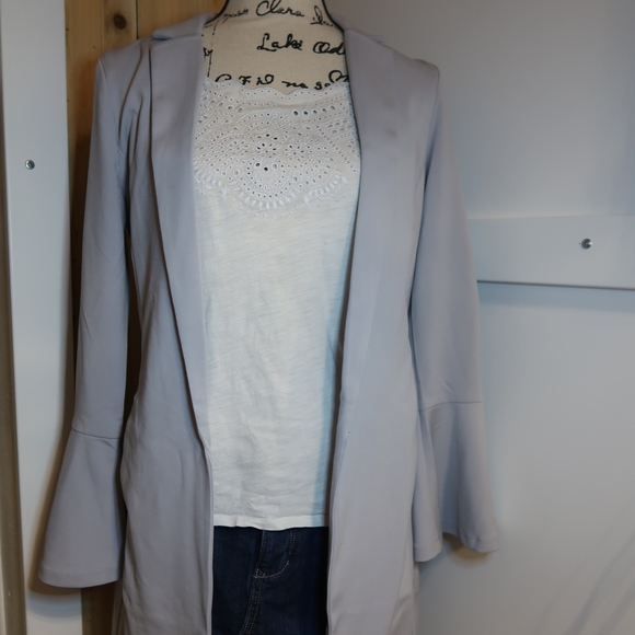 Boho Bell Sleeve Blazer Jacket - Picture 7 of 10
